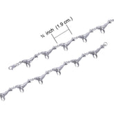 Whale Sterling Silver Link Bracelet TBG006 - Link Bracelet